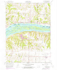 Montpelier Iowa Historical topographic map, 1:24000 scale, 7.5 X 7.5 Minute, Year 1953