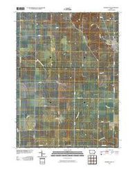 Morning Sun Iowa Historical topographic map, 1:24000 scale, 7.5 X 7.5 Minute, Year 2010
