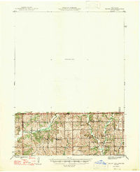 Mount Ayr Iowa Historical topographic map, 1:62500 scale, 15 X 15 Minute, Year 1947