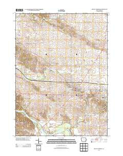 Mount Vernon Iowa Historical topographic map, 1:24000 scale, 7.5 X 7.5 Minute, Year 2013