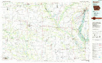Muscatine Iowa Historical topographic map, 1:100000 scale, 30 X 60 Minute, Year 1984