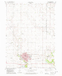 Nevada Iowa Historical topographic map, 1:24000 scale, 7.5 X 7.5 Minute, Year 1975