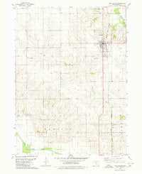 New Sharon Iowa Historical topographic map, 1:24000 scale, 7.5 X 7.5 Minute, Year 1980