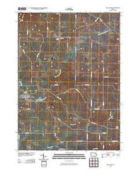 New Vienna Iowa Historical topographic map, 1:24000 scale, 7.5 X 7.5 Minute, Year 2010