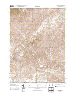 New Vienna Iowa Historical topographic map, 1:24000 scale, 7.5 X 7.5 Minute, Year 2013
