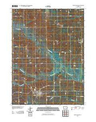 North English Iowa Historical topographic map, 1:24000 scale, 7.5 X 7.5 Minute, Year 2010