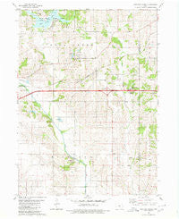 Oakland Acres Iowa Historical topographic map, 1:24000 scale, 7.5 X 7.5 Minute, Year 1980
