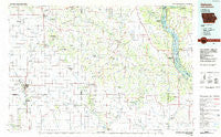 Oelwein Iowa Historical topographic map, 1:100000 scale, 30 X 60 Minute, Year 1984