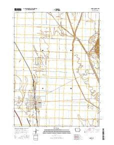Onawa Iowa Current topographic map, 1:24000 scale, 7.5 X 7.5 Minute, Year 2015