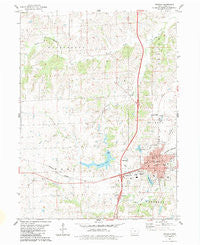Osceola Iowa Historical topographic map, 1:24000 scale, 7.5 X 7.5 Minute, Year 1983