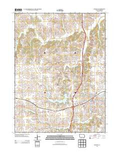 Osceola Iowa Historical topographic map, 1:24000 scale, 7.5 X 7.5 Minute, Year 2013