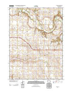 Owasa Iowa Historical topographic map, 1:24000 scale, 7.5 X 7.5 Minute, Year 2013