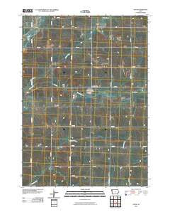 Oyens Iowa Historical topographic map, 1:24000 scale, 7.5 X 7.5 Minute, Year 2010