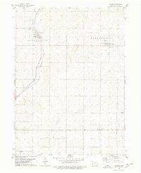 Panama Iowa Historical topographic map, 1:24000 scale, 7.5 X 7.5 Minute, Year 1978