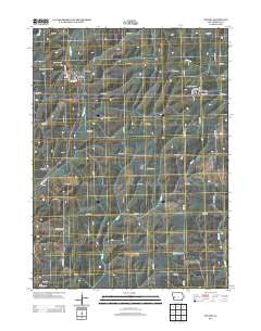 Panama Iowa Historical topographic map, 1:24000 scale, 7.5 X 7.5 Minute, Year 2013