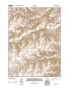 Patterson Iowa Historical topographic map, 1:24000 scale, 7.5 X 7.5 Minute, Year 2013