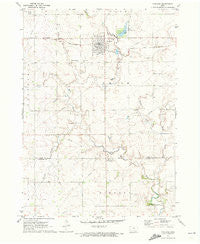 Paullina Iowa Historical topographic map, 1:24000 scale, 7.5 X 7.5 Minute, Year 1971