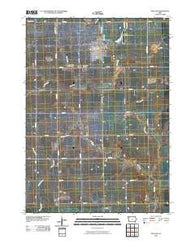 Paullina Iowa Historical topographic map, 1:24000 scale, 7.5 X 7.5 Minute, Year 2010