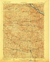 Peosta Iowa Historical topographic map, 1:125000 scale, 30 X 30 Minute, Year 1901