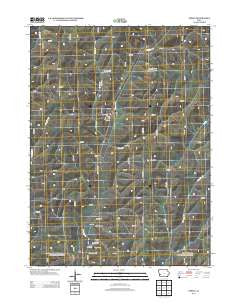 Persia Iowa Historical topographic map, 1:24000 scale, 7.5 X 7.5 Minute, Year 2013