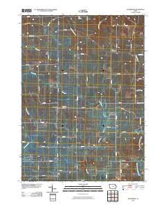 Petersburg Iowa Historical topographic map, 1:24000 scale, 7.5 X 7.5 Minute, Year 2010