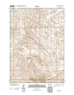 Pilot Knob Iowa Historical topographic map, 1:24000 scale, 7.5 X 7.5 Minute, Year 2013