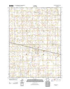 Pomeroy Iowa Historical topographic map, 1:24000 scale, 7.5 X 7.5 Minute, Year 2013
