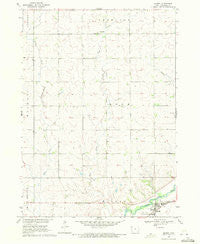 Quimby Iowa Historical topographic map, 1:24000 scale, 7.5 X 7.5 Minute, Year 1969