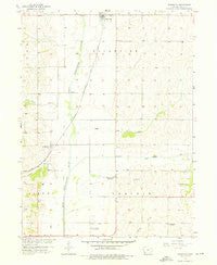 Randolph Iowa Historical topographic map, 1:24000 scale, 7.5 X 7.5 Minute, Year 1957