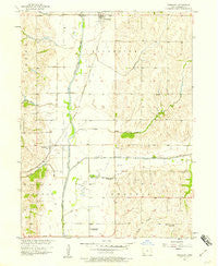 Randolph Iowa Historical topographic map, 1:24000 scale, 7.5 X 7.5 Minute, Year 1957