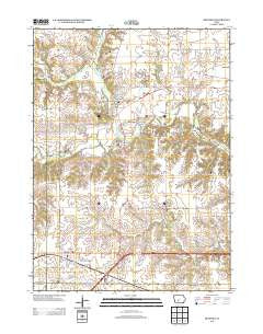 Redfield Iowa Historical topographic map, 1:24000 scale, 7.5 X 7.5 Minute, Year 2013