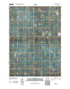 Rembrandt Iowa Historical topographic map, 1:24000 scale, 7.5 X 7.5 Minute, Year 2010