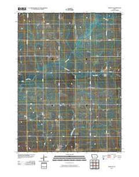 Ricketts Iowa Historical topographic map, 1:24000 scale, 7.5 X 7.5 Minute, Year 2010