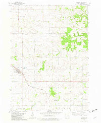 Ridgeway Iowa Historical topographic map, 1:24000 scale, 7.5 X 7.5 Minute, Year 1981