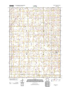 Ringsted Iowa Historical topographic map, 1:24000 scale, 7.5 X 7.5 Minute, Year 2013