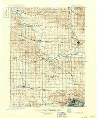 Rock Island Iowa Historical topographic map, 1:125000 scale, 30 X 30 Minute, Year 1910