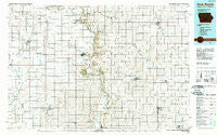 Rock Rapids Iowa Historical topographic map, 1:100000 scale, 30 X 60 Minute, Year 1985
