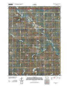 Rosserdale Iowa Historical topographic map, 1:24000 scale, 7.5 X 7.5 Minute, Year 2010