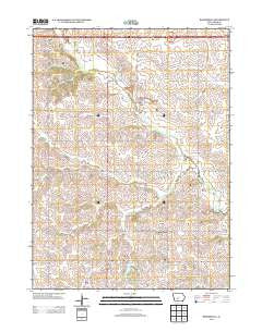 Rosserdale Iowa Historical topographic map, 1:24000 scale, 7.5 X 7.5 Minute, Year 2013