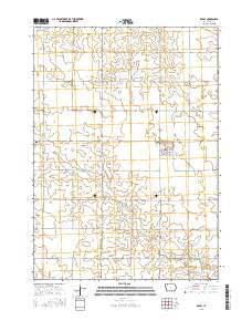 Royal Iowa Current topographic map, 1:24000 scale, 7.5 X 7.5 Minute, Year 2015