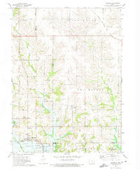 Runnells Iowa Historical topographic map, 1:24000 scale, 7.5 X 7.5 Minute, Year 1972