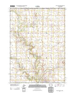 Saint Ansgar Iowa Historical topographic map, 1:24000 scale, 7.5 X 7.5 Minute, Year 2013