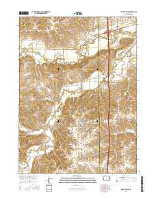 Saint Charles Iowa Current topographic map, 1:24000 scale, 7.5 X 7.5 Minute, Year 2015