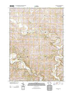 Saint Olaf Iowa Historical topographic map, 1:24000 scale, 7.5 X 7.5 Minute, Year 2013
