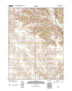 Salem Iowa Historical topographic map, 1:24000 scale, 7.5 X 7.5 Minute, Year 2013