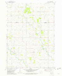 Saude Iowa Historical topographic map, 1:24000 scale, 7.5 X 7.5 Minute, Year 1981