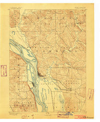 Savanna Illinois Historical topographic map, 1:62500 scale, 15 X 15 Minute, Year 1892