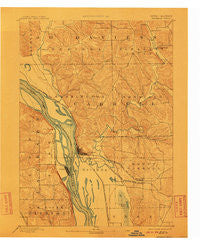 Savanna Illinois Historical topographic map, 1:62500 scale, 15 X 15 Minute, Year 1892
