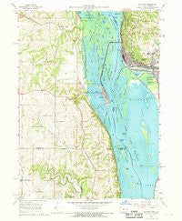 Savanna Illinois Historical topographic map, 1:24000 scale, 7.5 X 7.5 Minute, Year 1967