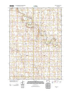 Seneca Iowa Historical topographic map, 1:24000 scale, 7.5 X 7.5 Minute, Year 2013